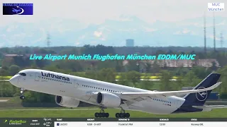 Live Flughafen München Airport Munich (EDDM/MUC) #livestream #planespotting #live