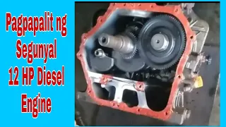 Paano ang pagpalit ng bearing sa segunyal 12HP DEISEL ENGINE