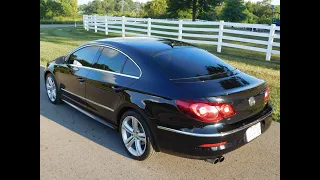 2010 Volkswagen CC 2.0T R Line Package! Deep Black Pearl with Black and Cornsilk Interior! 113K!