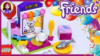 Lego Friends Party Styling with Millie - Jewel the Cat Build Review Silly Play - Kids Toys