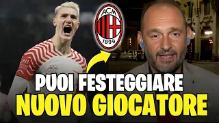 💣🔥 ULTIMO MINUTO! GRANDI NOTIZIE! RINFORZO IN ARRIVO! ORA È UFFICIALE! ULTIME NOTIZIE DEL MILAN