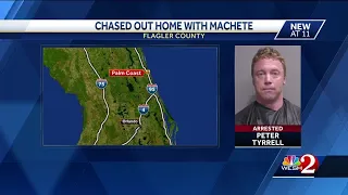 Man with machete chases alleged intruder out of Flagler County home
