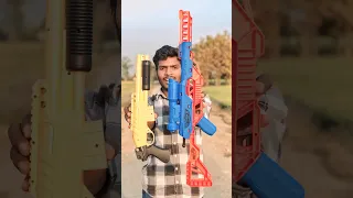 TWO BEST GUN TOY LONG RANGE 🔥🔥…..! #viral #toys #toygun #powergun