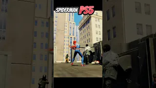 No Crimes when spiderman is there #spiderman #ps5 #ps4 #viralvideo #gaming  #viralvideo  #shorts