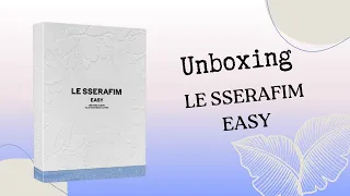 Распаковка альбома LE SSERAFIM EASY / Unboxing LE SSERAFIM EASY