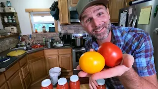 How to make and preserve homemade tomato juice!
