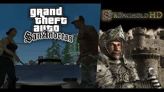 Grand Theft Auto: San Andreas ► СТРИМ #5 + Stronghold (по часу на игру)