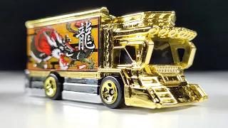 Hot Wheels Mainline Review: Raijin Express | 2022 HW Art Cars | Japanese Dekotora Custom Trucks