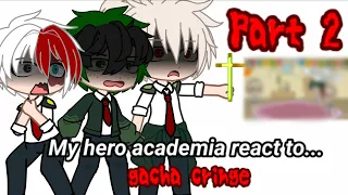 |•| If my hero academia react to 𝐆𝐚𝐜𝐡𝐚 𝐜𝐫𝐢𝐧𝐠𝐞 |•| Part 2! |•| #gachacringe #myheroacademia  |•|