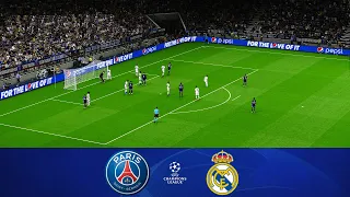 PSG vs REAL MADRID | UEFA CHAMPONS LEAGUE 2022 (Round 16) FULL MATCH LIVE HD ||| eFOOTBALL PES 2021