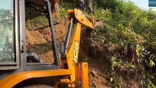 Hill appears with Full of Rocks while Making Mountain New Road