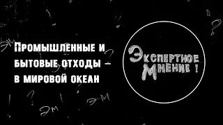 Экспертное мнение. Промышленные и бытовые отходы – в мировой океан.