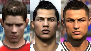 Cristiano Ronaldo evolution from FIFA 04 to FIFA 21