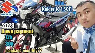 New Suzuki Raider R 150 Fi🔥, 2023  Price and Installment update, CRISRIDE MOTOVLOG