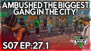 S7EP27.1: We Ambushed The Biggest Gang In The City! | GTA RP | Grizzley World RP (V1)