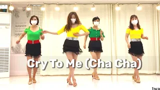 Cry To Me (Cha Cha)line dance/Beginner/크라이 투 미 차차 초급 라인댄스