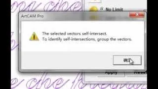 How to solve text vectors self intersect in ArtCAM, artcam tutorial