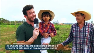 Conheça o garoto de três anos que faz sucesso como locutor de rodeios