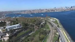 Gülhane Parkı'ndaki Göçüğün Havadan Görüntüsü