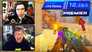 SHROUD GETS HIS CS2 RANK! S1MPLE VS RED RANKS IN PREMIER! COUNTER-STRIKE 2 CSGO Twitch Clips