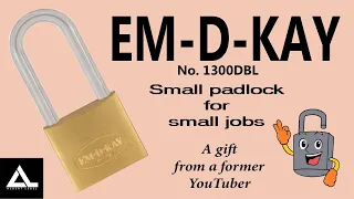#467 EM-D-KAY 1300DBL Long shackle padlock