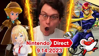 Nintendo Direct 9.14.2023 Reaction - RogersBase Reacts LIVE