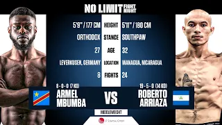 NO LIMIT FIGHT NIGHT 2023: Armel Mbumba vs Roberto Arriaza | FULL FIGHT