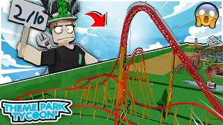 RATING my *SUBSCRIBERS* Theme Park Tycoon 2 PARKS! 😅