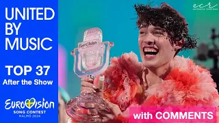 Eurovision 2024 - My Top 37 (After the Show) [with comments]