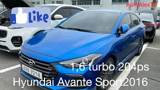 2016 Hyundai Avante Sport 1.6 turbo