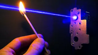 Powerful LASER from car headlight