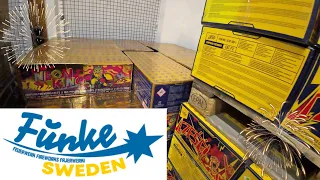 Besöker Funke Sweden och köper fyrverkerier