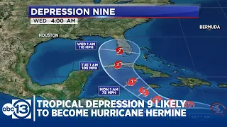 Tropical Depression Nine forms in Caribbean, likely to move into Gulf