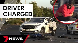 Rideshare driver arrested after young motorbike rider dies at North Adelaide | 7 News Australia