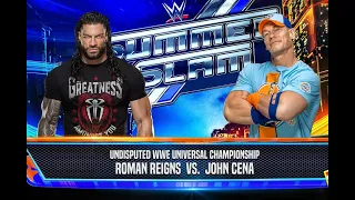 WWE2K24 John Cena vs Roman Reigns