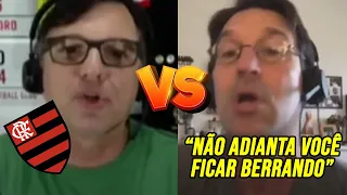 Arnaldo destrói Mauro Cezar: "Não adianta você ficar berrando", comentaristas brigam ao vivo