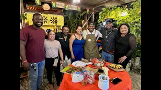 Day 7 in Guyana! Dinner at the Backyard Cafe