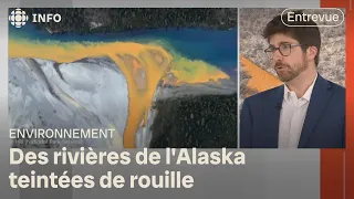 Des rivières virent à l'orange en Alaska | D'abord l'info