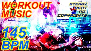 145 BPM TEMPO WORKOUT ENERGY EDM MUSIC HARDSTYLE TECHNO HOUSE FITNESS AEROBICS RUNNING MIX PLAYLIST