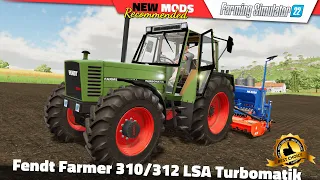 FS22 | FENDT Farmer 310/312 LSA Turbomatik [Update 1.0.2] - Farming Simulator 22 New Mods Review 2K