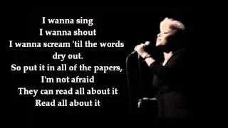 Read All About It (Part 3) Lyrics - Emeli Sande