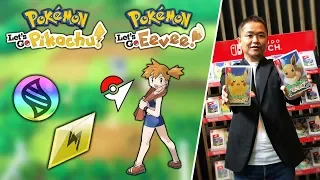 Gyms, Mega Evolutions, Z-Moves & More! - NEW INFO on Pokémon Let's Go Pikachu & Eevee
