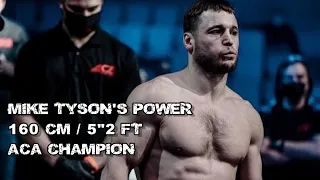 MYKE TYSON`S POWER  ▶ BRUAL KO`S - 5`2 ft ACA CHAMPION OLEG BORISOV HIGHLIGHTS [HD]