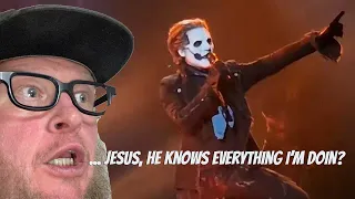Let's watch GHOST play 'Jesus He Knows Me' LIVE for the first time!