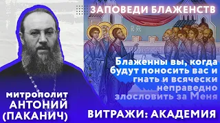 ЗАПОВЕДИ БЛАЖЕНСТВ: БЛАЖЕННЫ ВЫ, КОГДА БУДУТ ПОНОСИТЬ ВАС | Митрополит Антоний (Паканич) | ТЕОВЛОГ