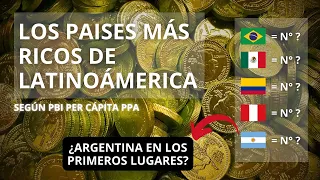 Los 10 países más ricos de Latinoamérica 2023