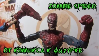 Зомби Человек-Паук. Распаковка фигурки и обзор комиксов. Marvel Select Zombie. Покупка Ebay Америка.