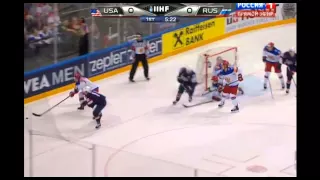 Хоккей Россия США 1 период 16 05 2015