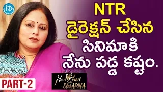 Actress Jayasudha Exclusive Interview Part #2 || Heart To Heart With Swapna