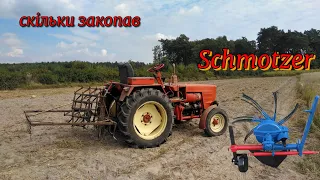 Скільки залишає картоплі за собою німецька копачка Schmotzer в землі!!!  т 25